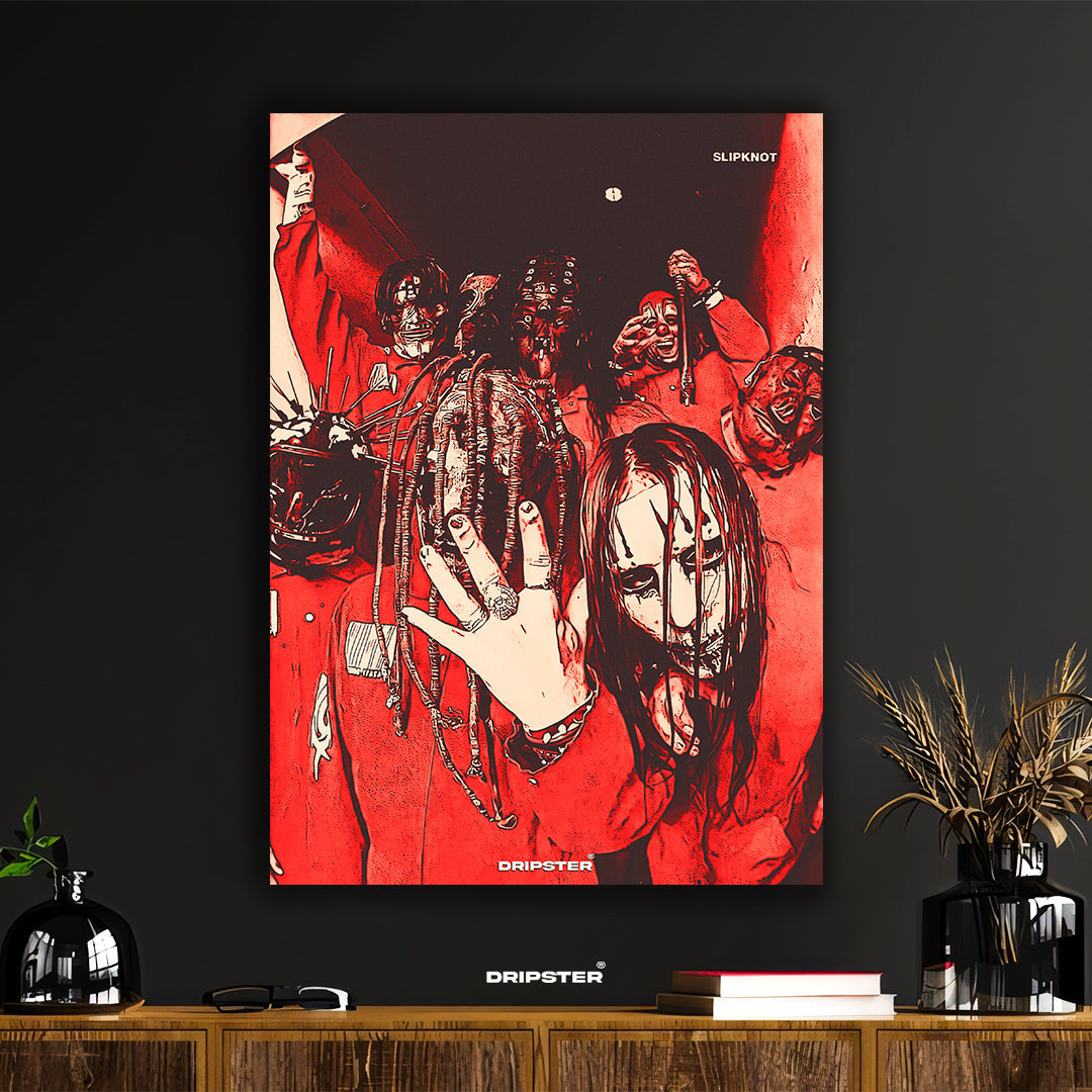 Slipknot Intense Illustration Art Poster