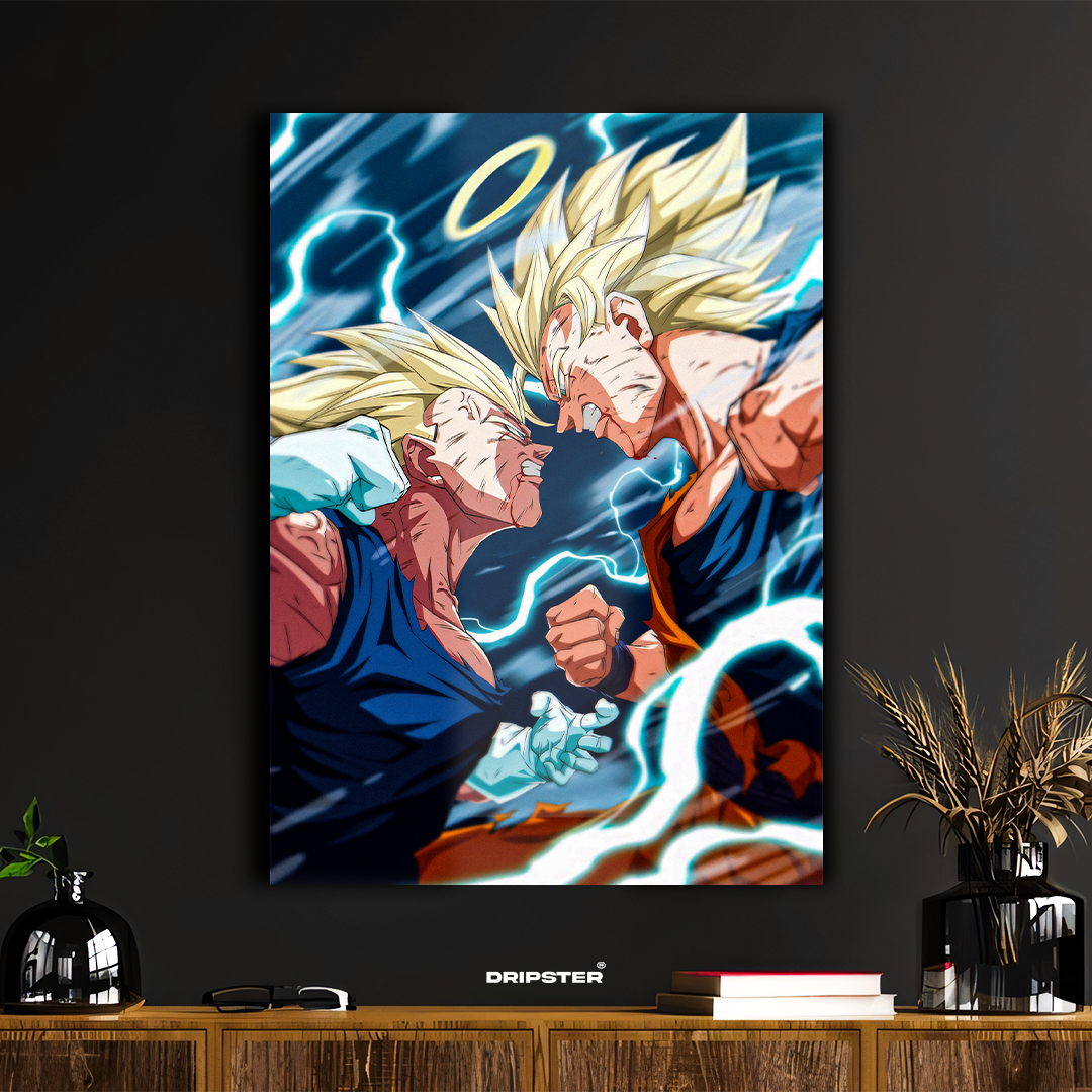 Dragon Ball Z – Goku vs. Majin Vegeta Clash Poster