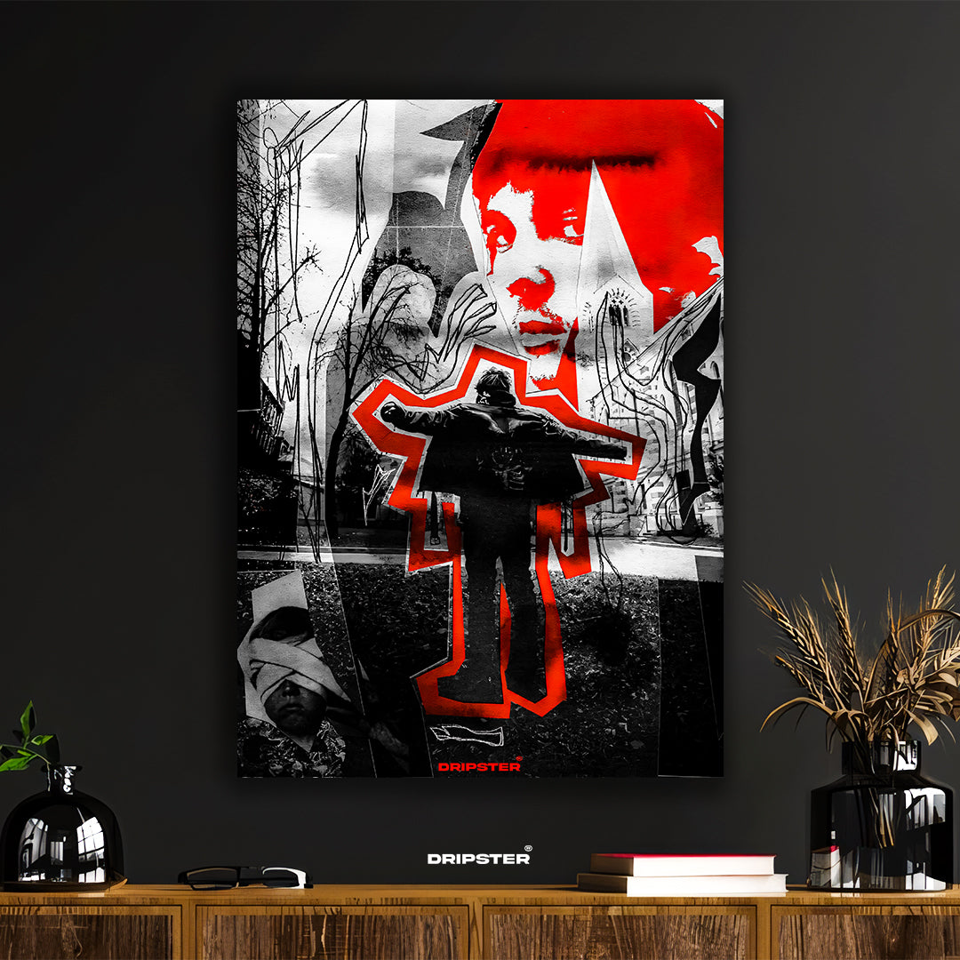 DRIPSTER Enigmatic Urban Art Print