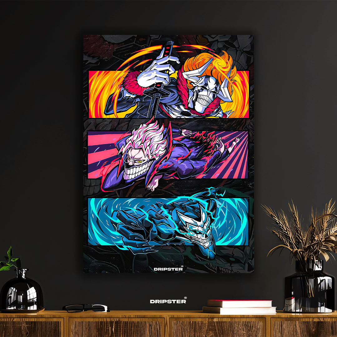 Dynamic Anime Manga Character Art Poster