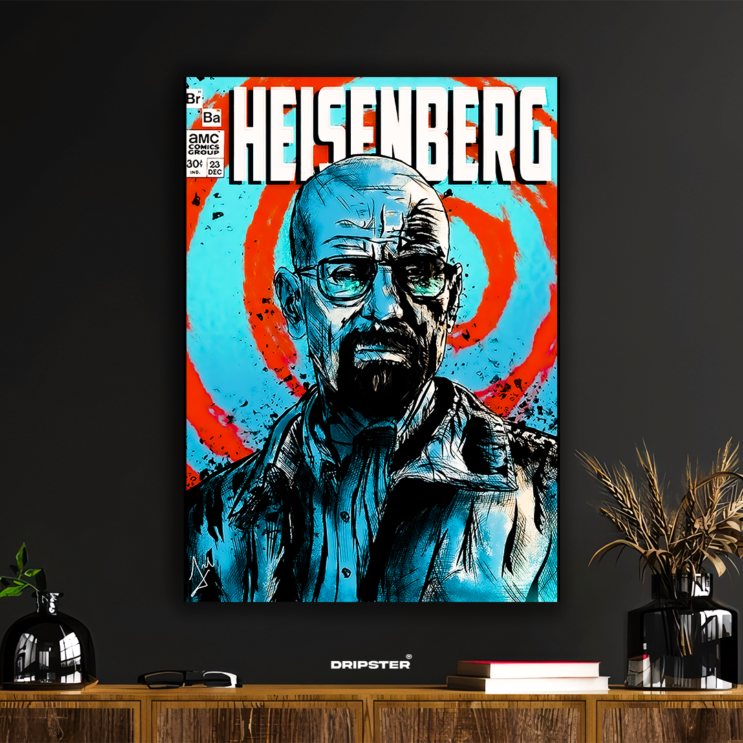 Heisenberg – Breaking Bad Illustrated Poster