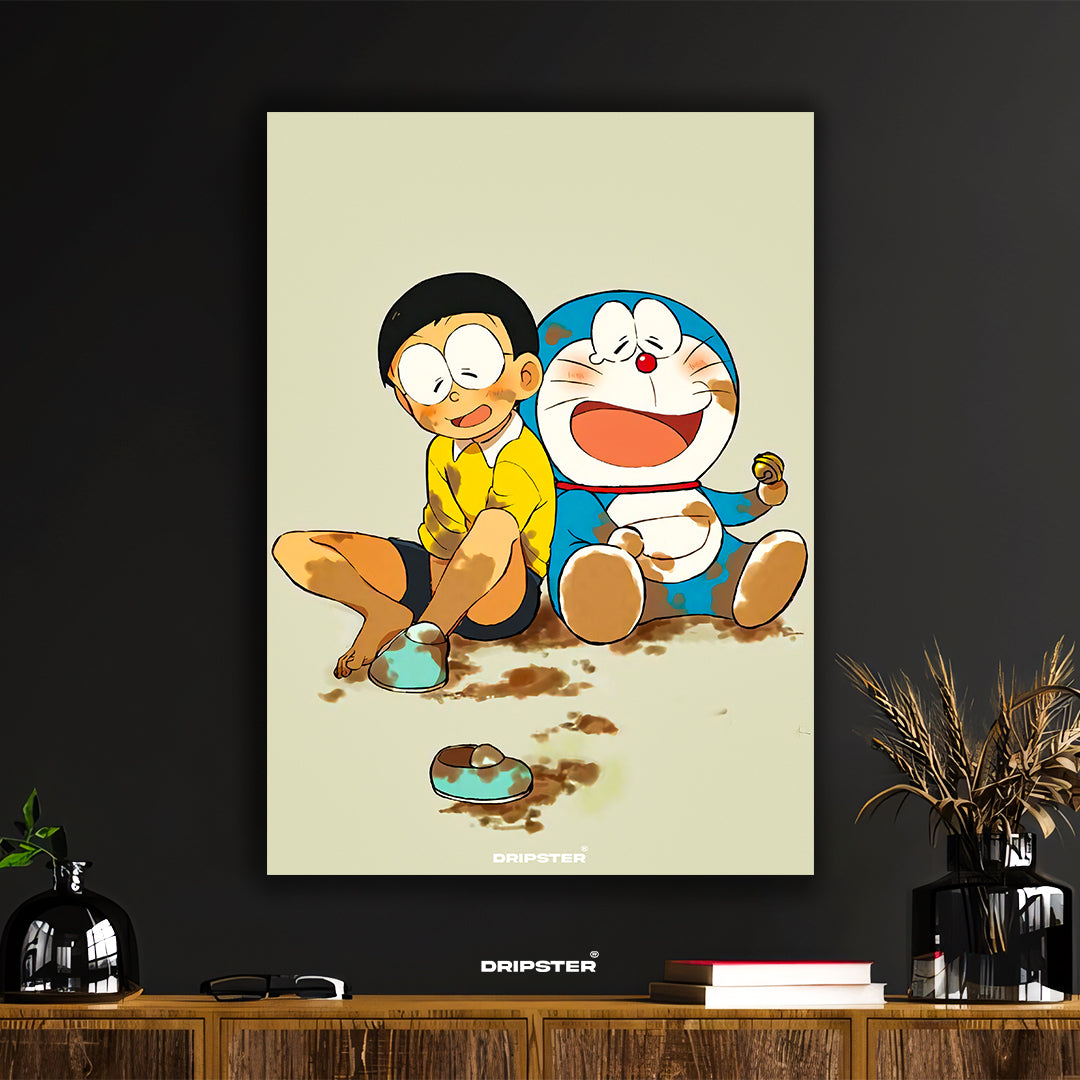 Doraemon & Nobita Muddy Friends Poster