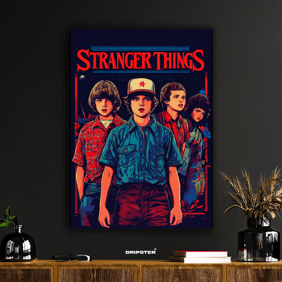 Stranger Things – Retro Crew Poster