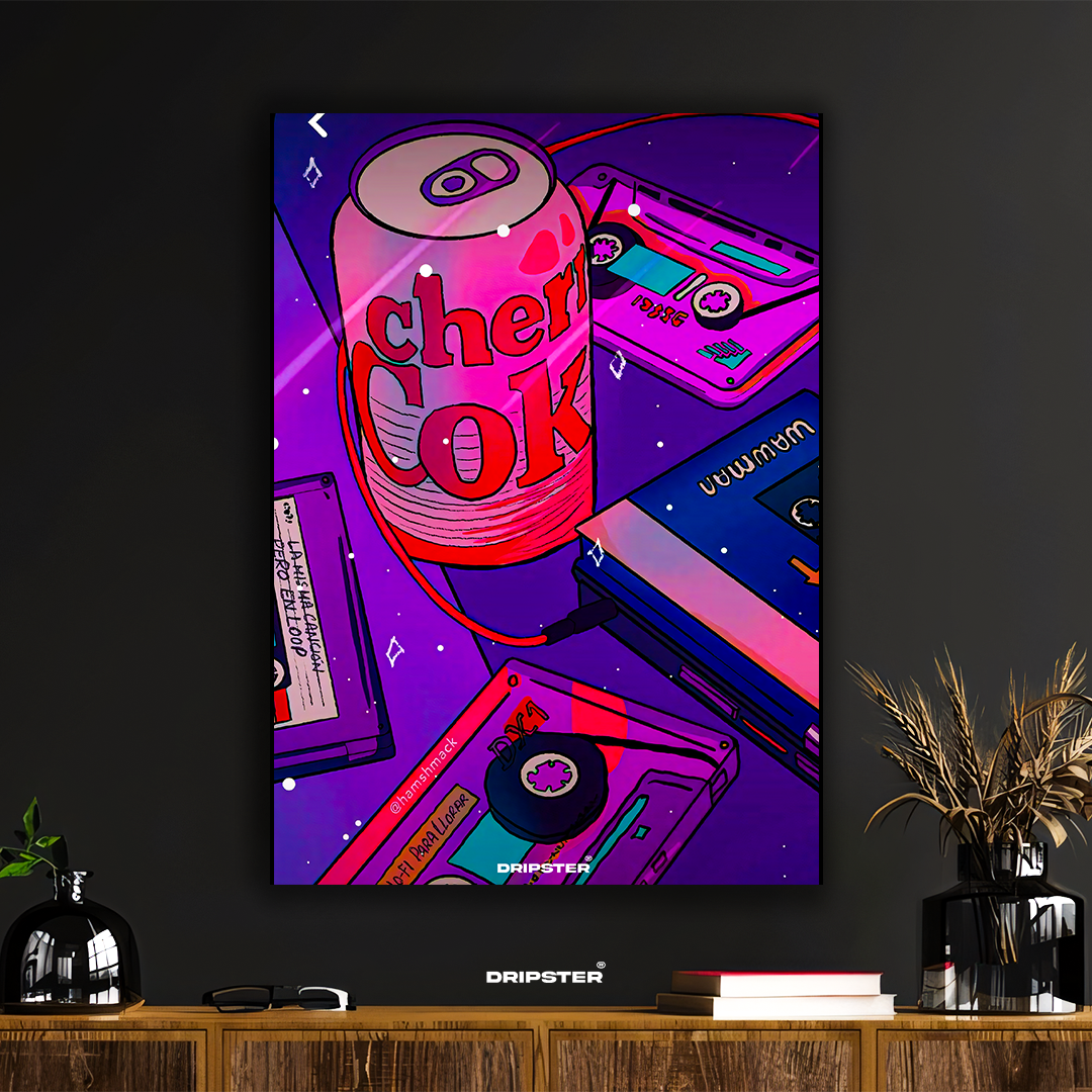 Cherry Coke Vibes – Retro Pop Poster
