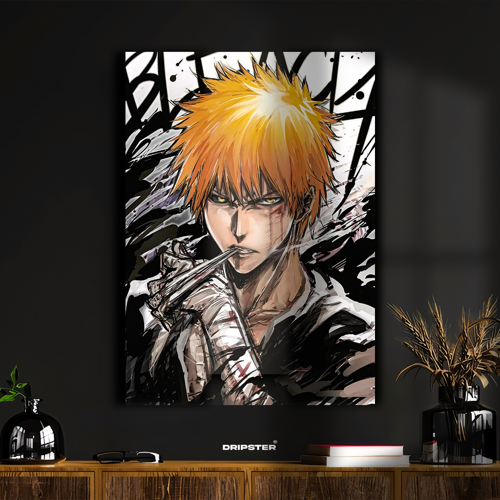Ichigo Kurosaki – Bankai Unleashed Poster – Dripster Graphics