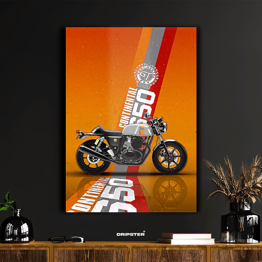 Royal Enfield Continental GT 650 – Classic Café Racer Poster
