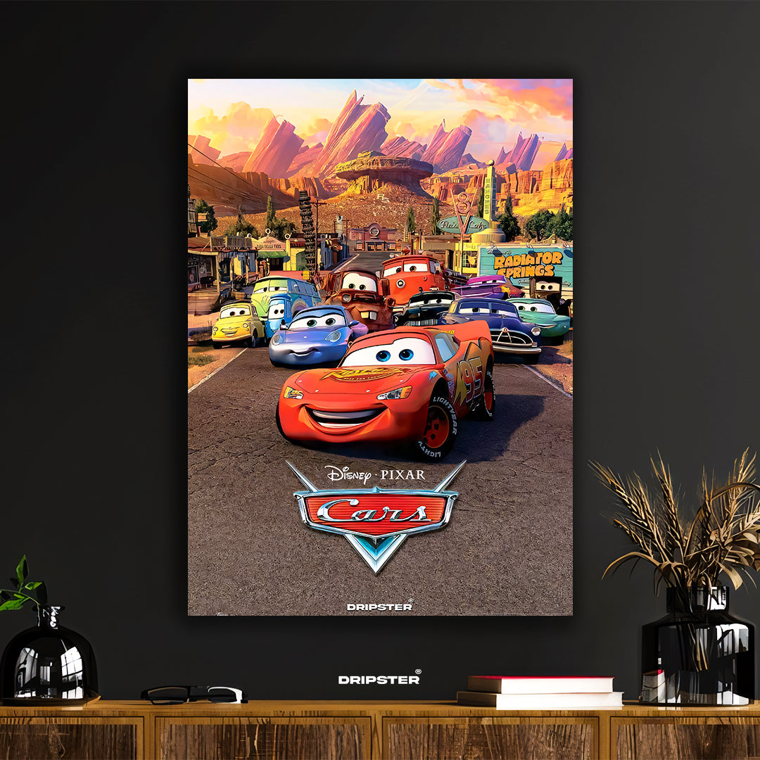 Disney Pixar Cars Movie Poster - Radiator Springs Crew
