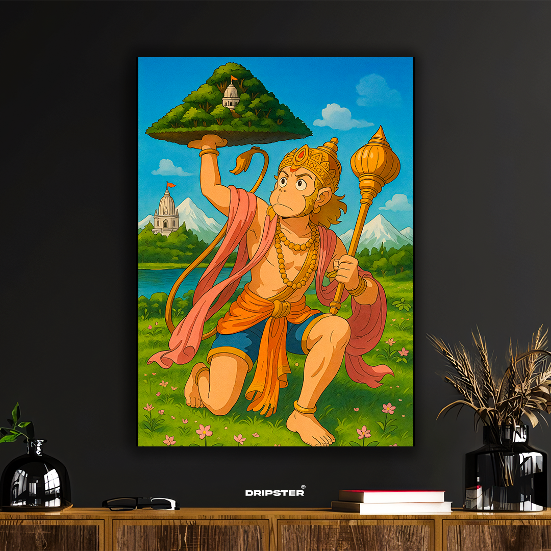 Hanuman – Lifter of the Sanjeevani Mountain Poster