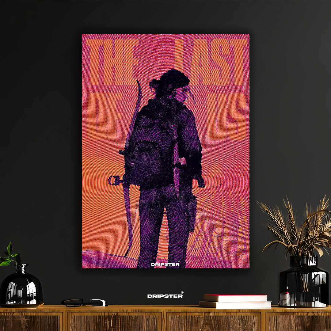 The Last of Us Glitch Art Gaming Poster