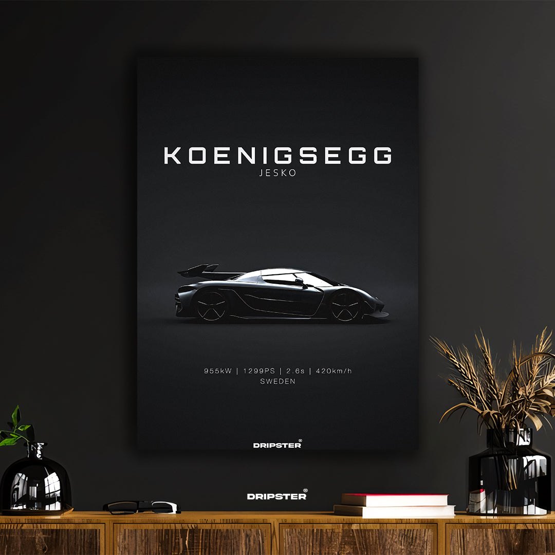 Koenigsegg Jesko Hypercar Poster