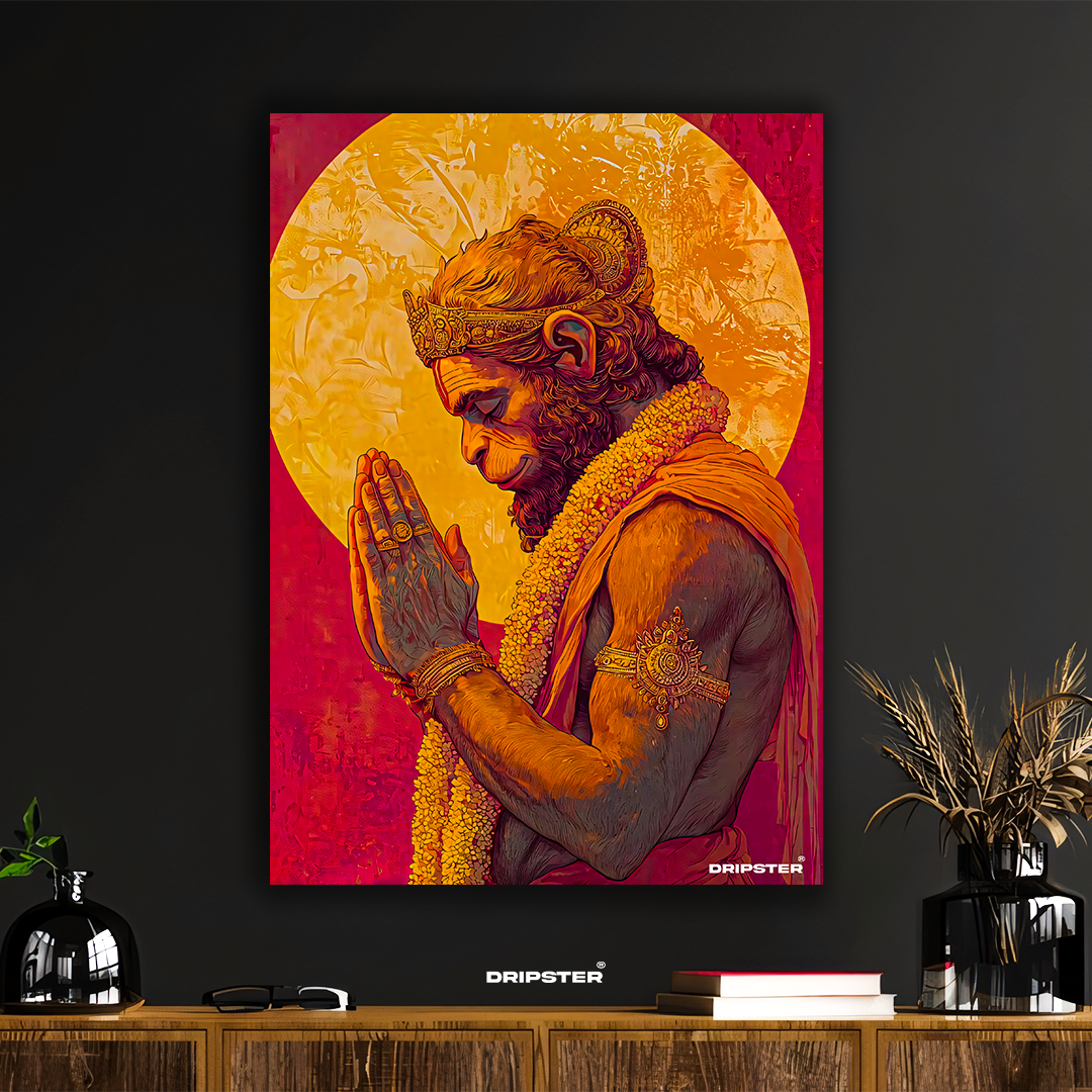 Lord Hanuman - Luminous Warrior Poster