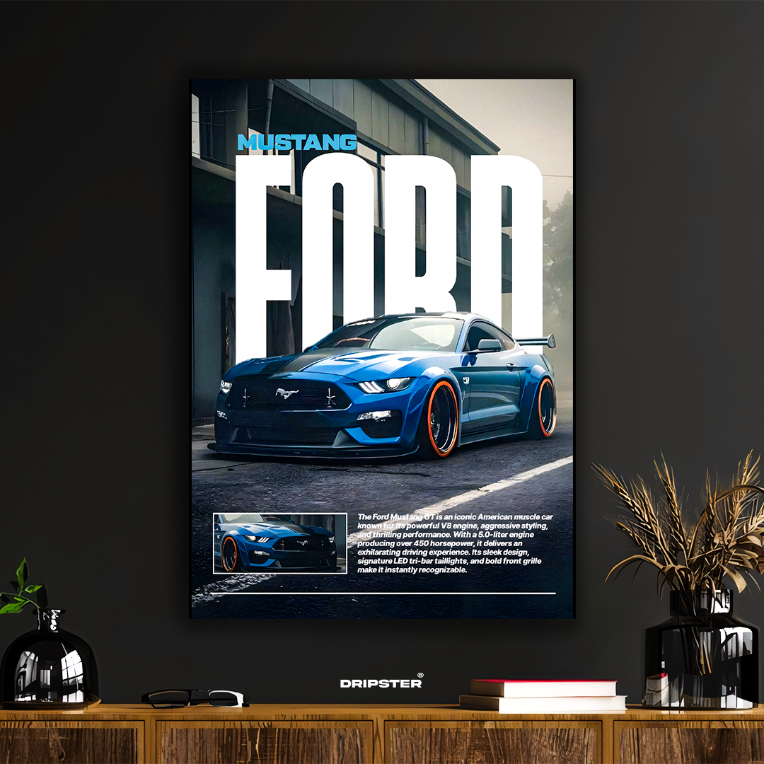 Ford Mustang – American Muscle Power Poster