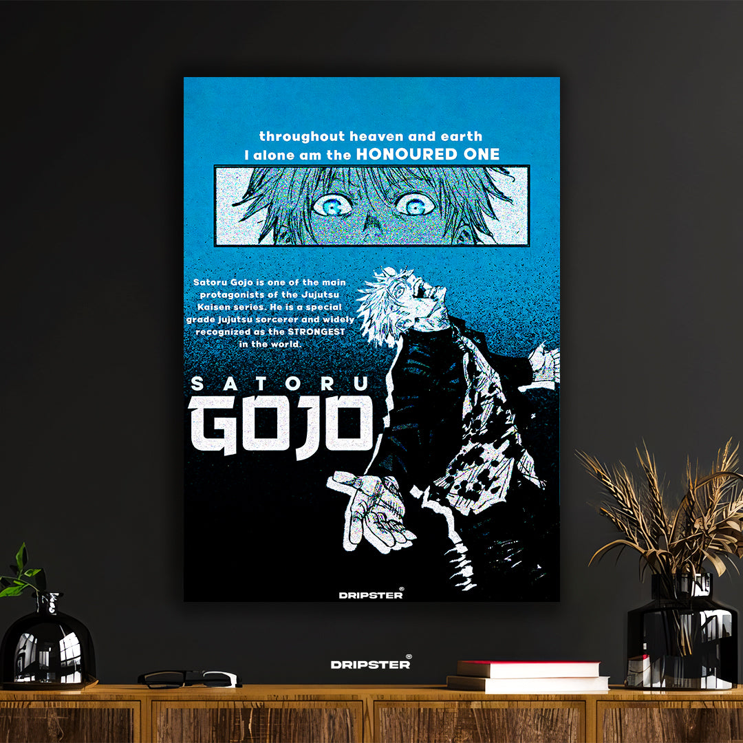 Satoru Gojo "Honoured One" Jujutsu Kaisen Anime Poster