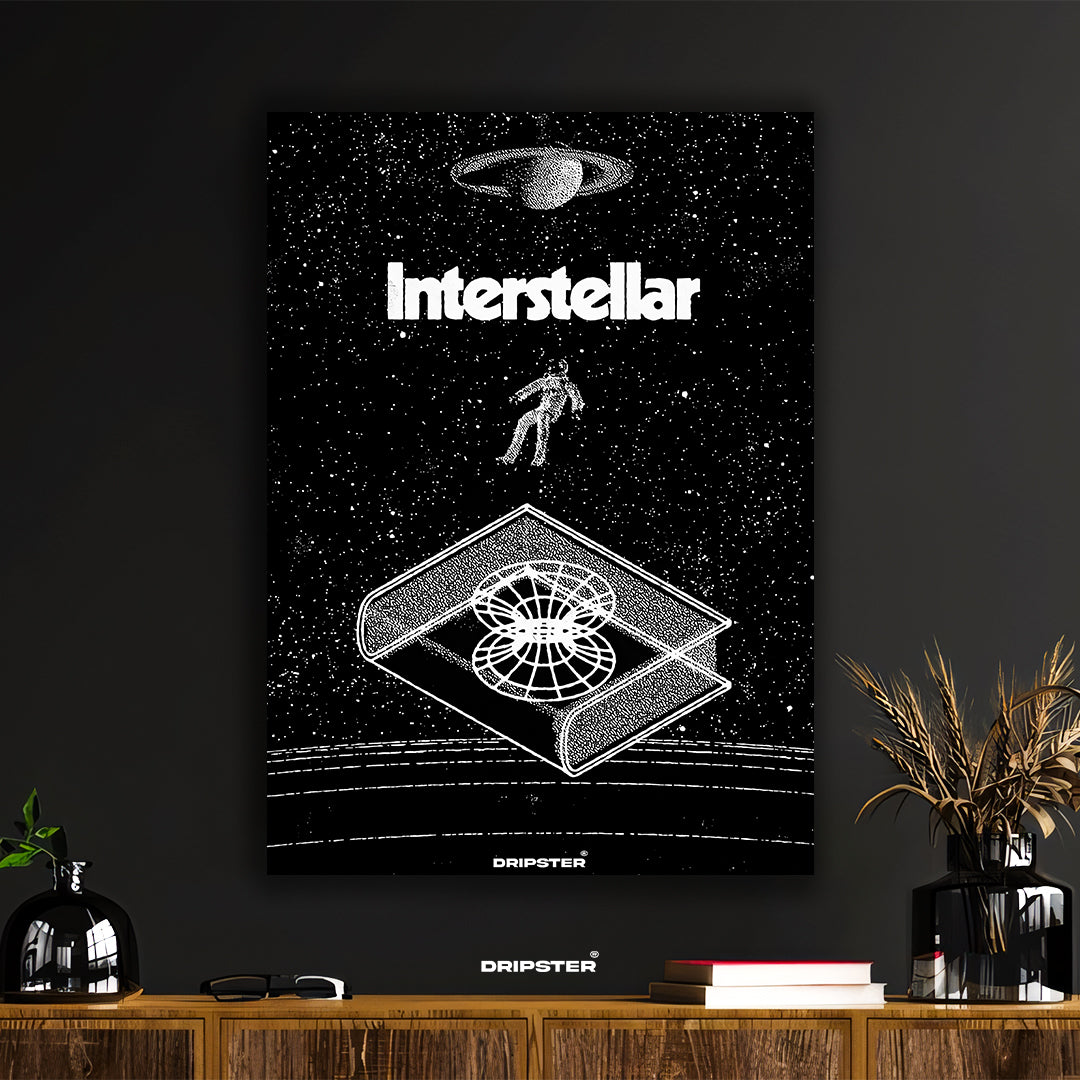 Interstellar Sci-Fi Wormhole Art Print