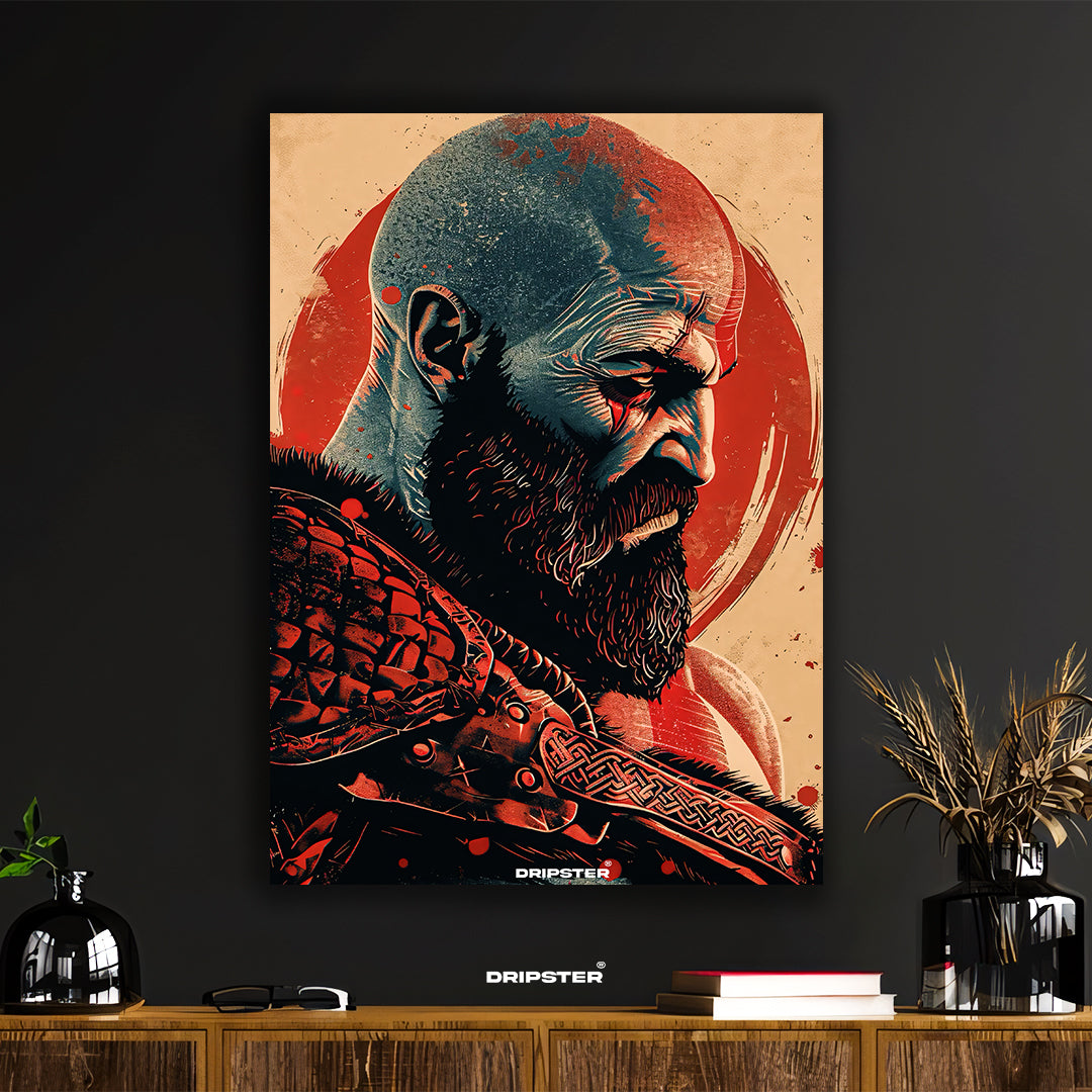 Kratos – God of War Rage Mode Poster