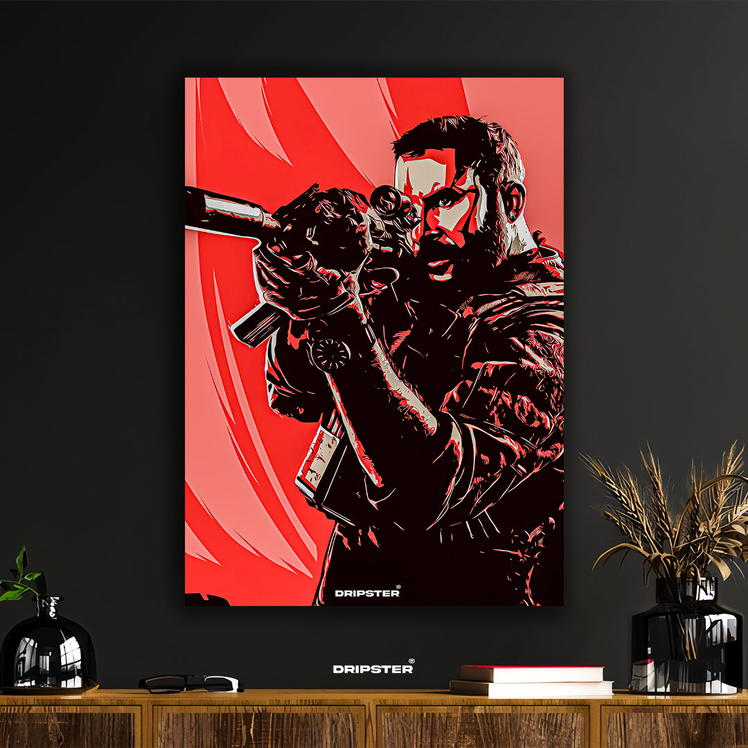 Captain Red – Tactical Marksman Poster
