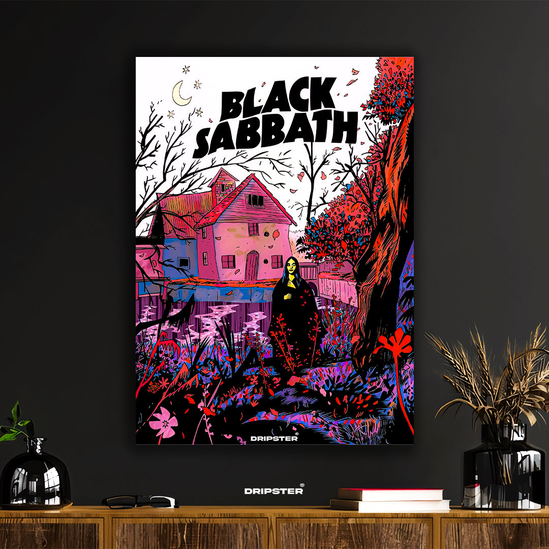 Black Sabbath Eerie Reverie Art Poster