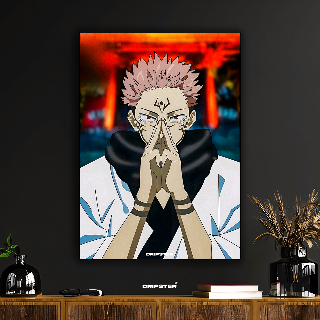 Sukuna Domain Expansion – Curse King Anime Poster