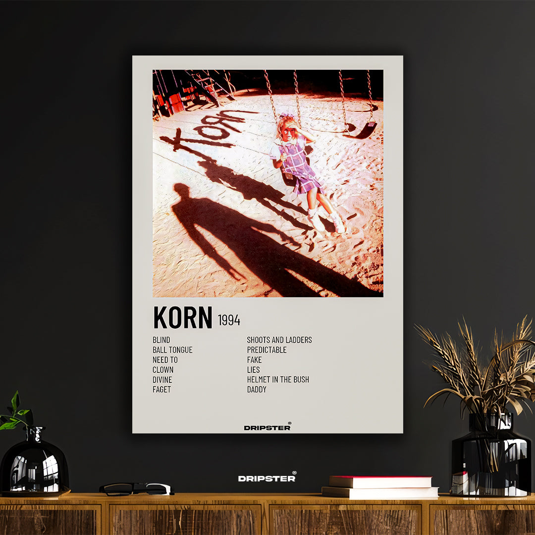 Korn 1994 Self-Titled Album Cover Poster
