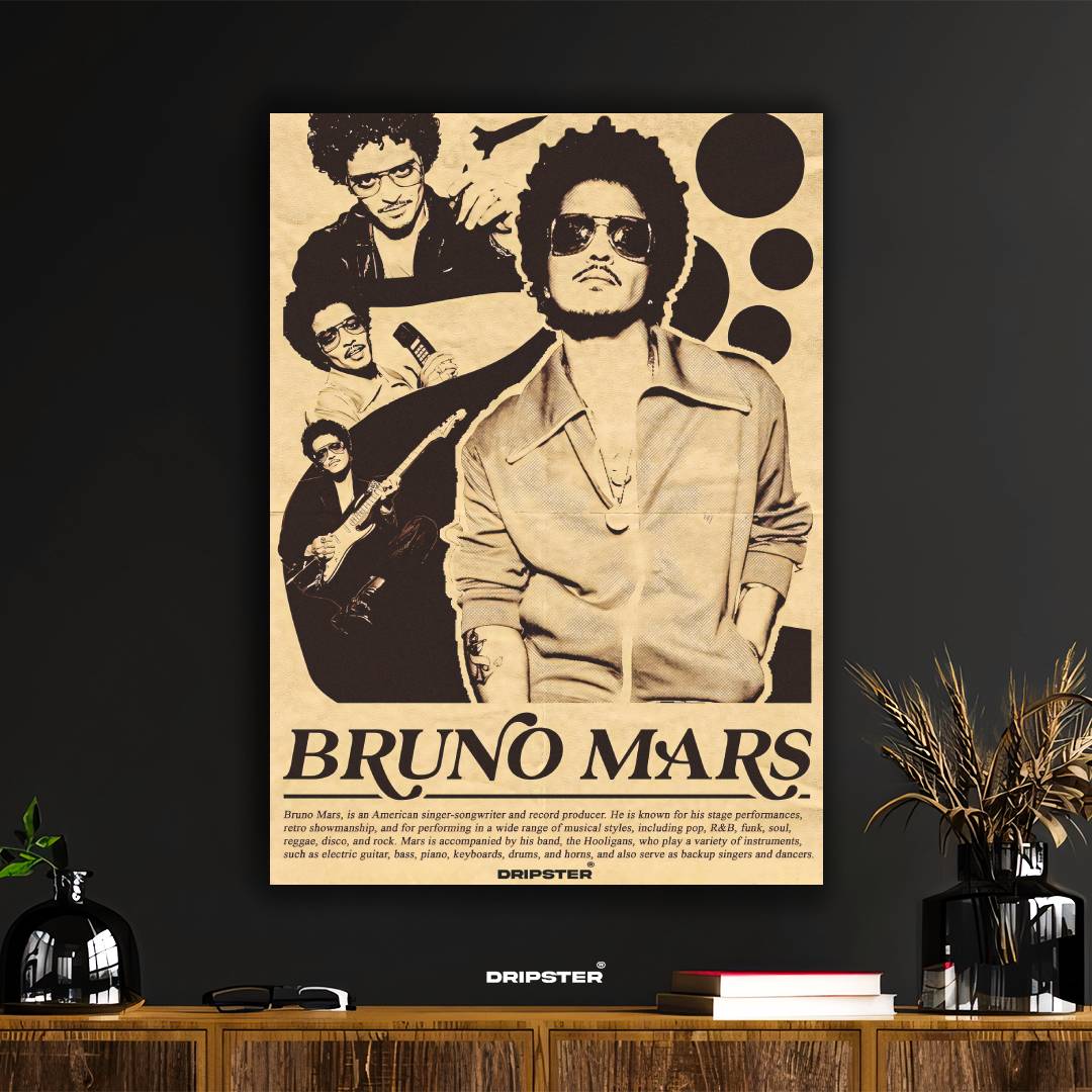 Bruno Mars – Retro Soul Icon Poster