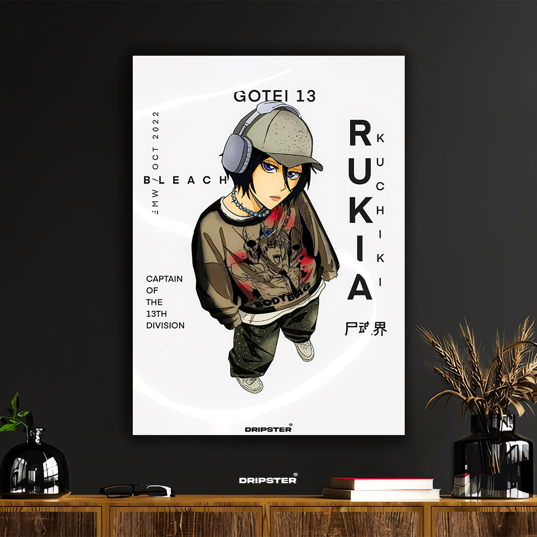 Bleach Rukia Kuchiki Streetwear Anime Poster