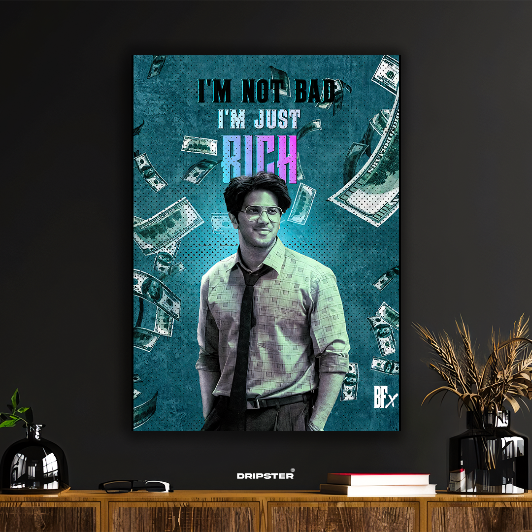 I'm Just Rich – Retro Money Vibes Poster