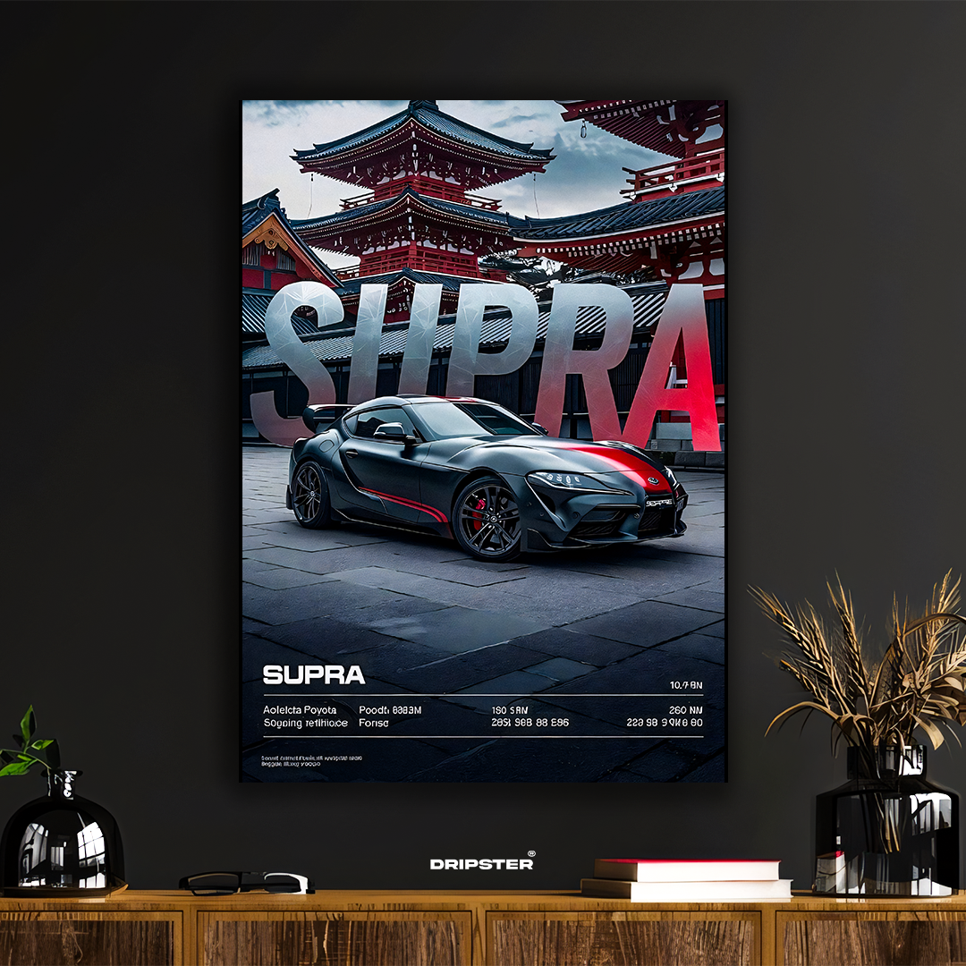 Toyota Supra – Tokyo Street Legend Poster