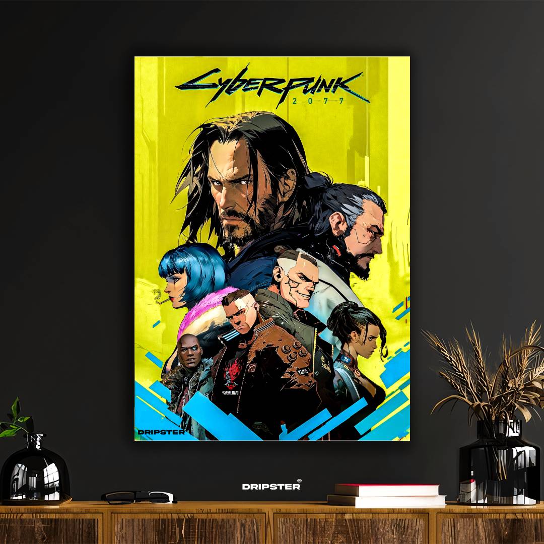 Cyberpunk 2077 - Night City Ensemble Poster