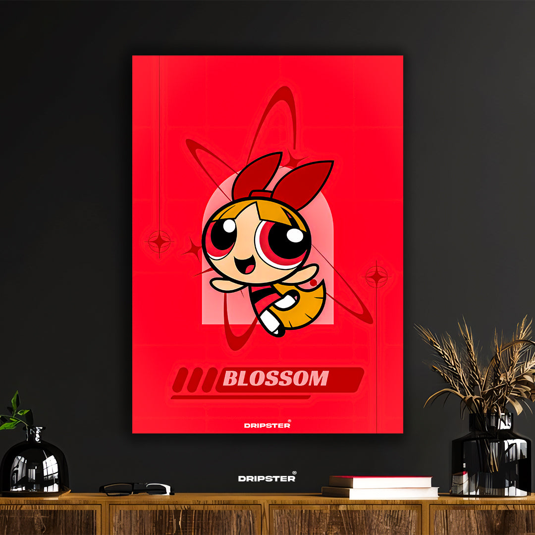 Blossom Powerpuff Girls Art Poster