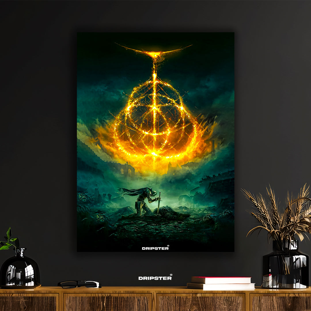 Elden Ring Tarnished and Erdtree Epic Poster