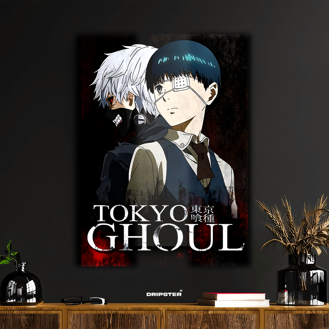 Ken Kaneki Duality – Tokyo Ghoul Split Identity Poster