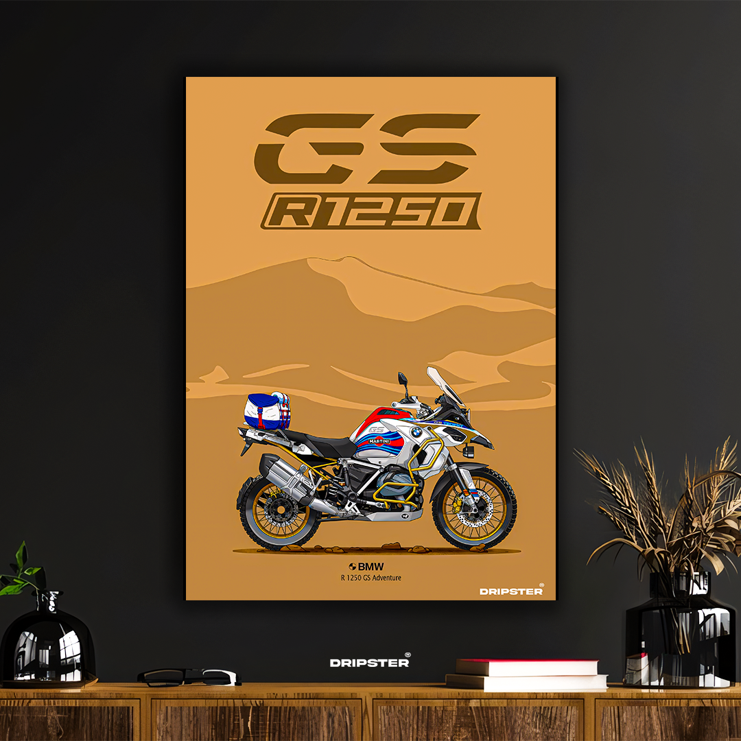 BMW R1250 GS Adventure – Desert Rally Poster