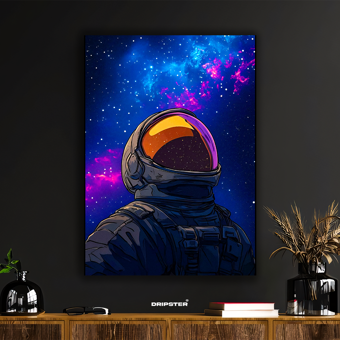 Cosmic Wonder – Astronaut in Deep Space Poster