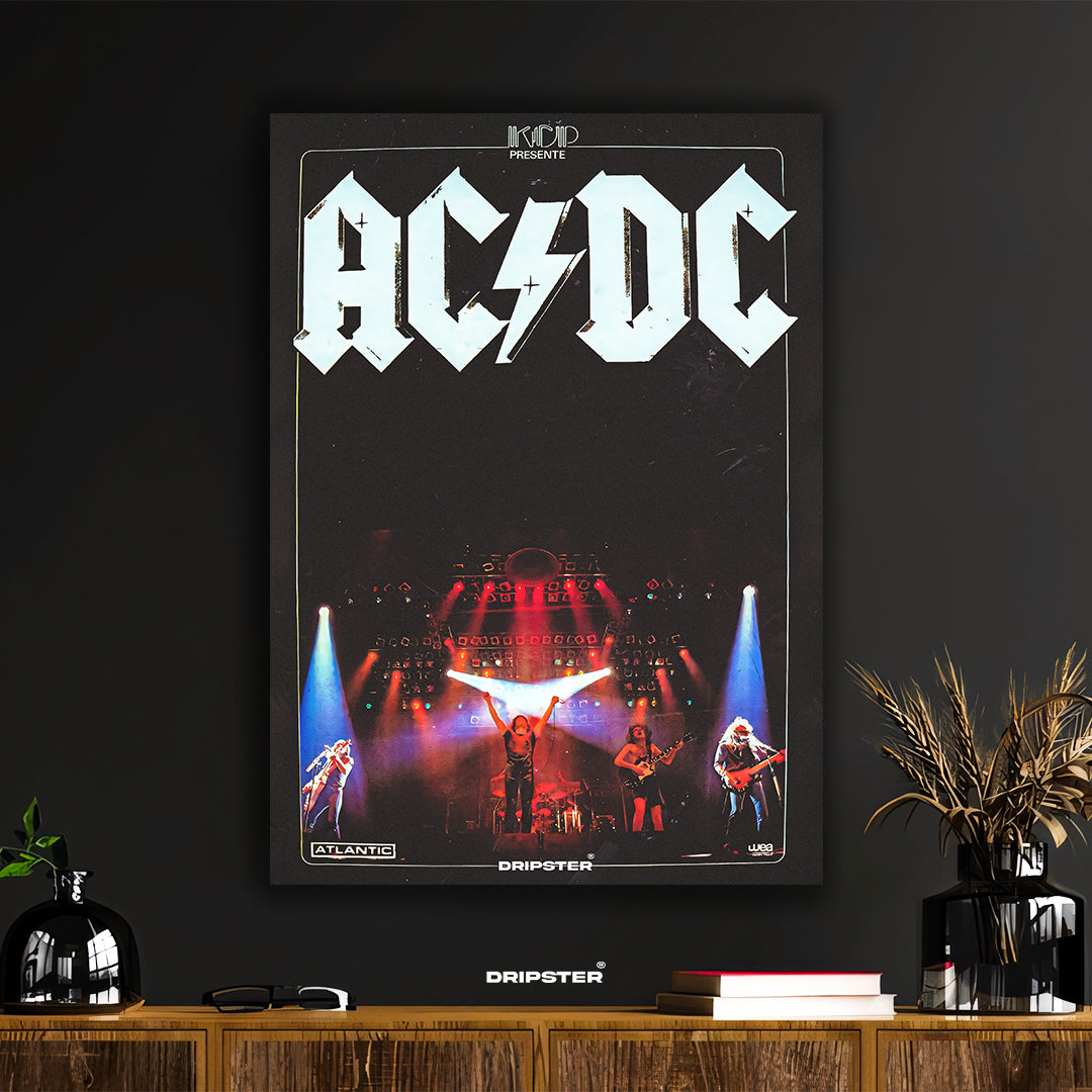 AC/DC Live Concert Music Poster