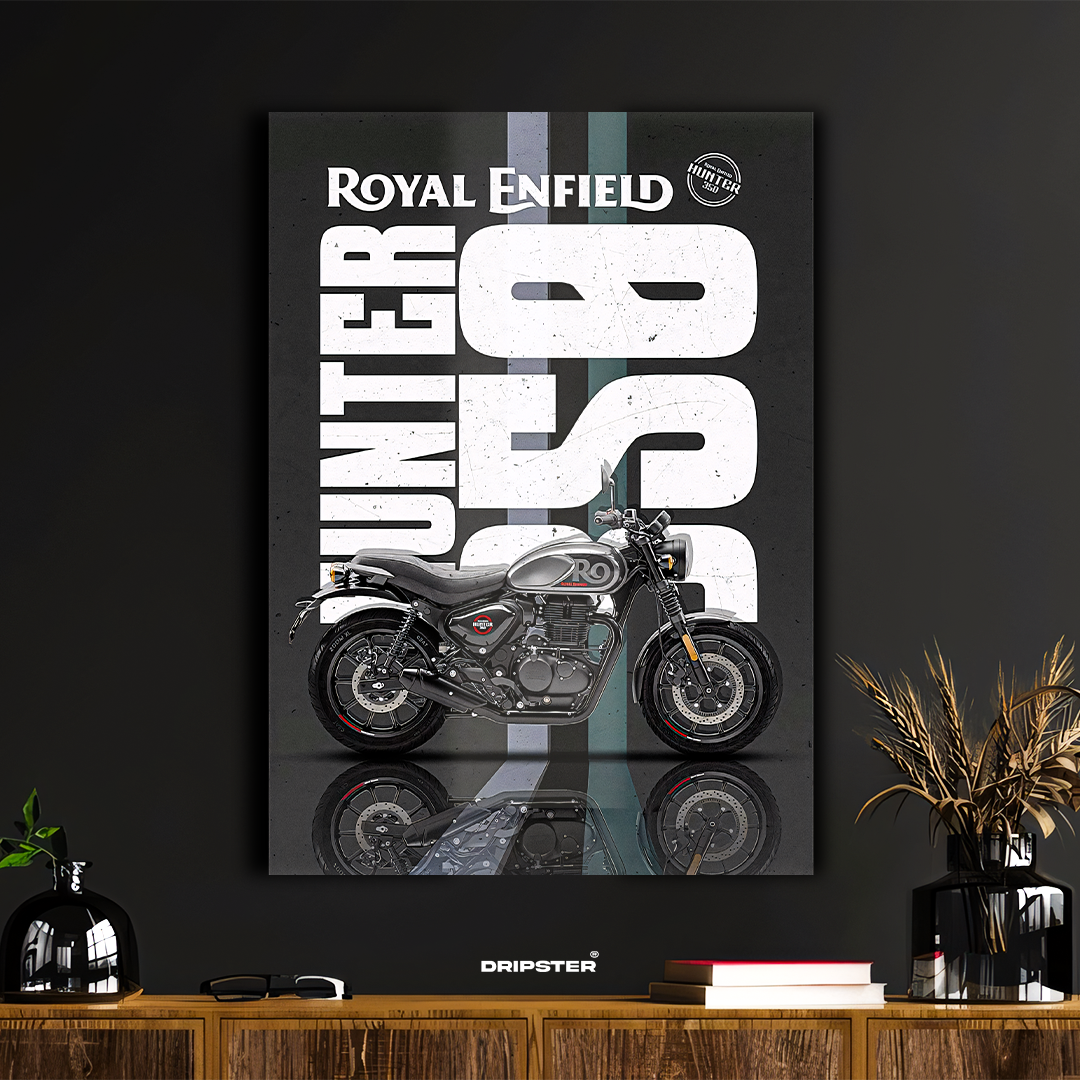 Royal Enfield Hunter 350 – Urban Rebel Poster