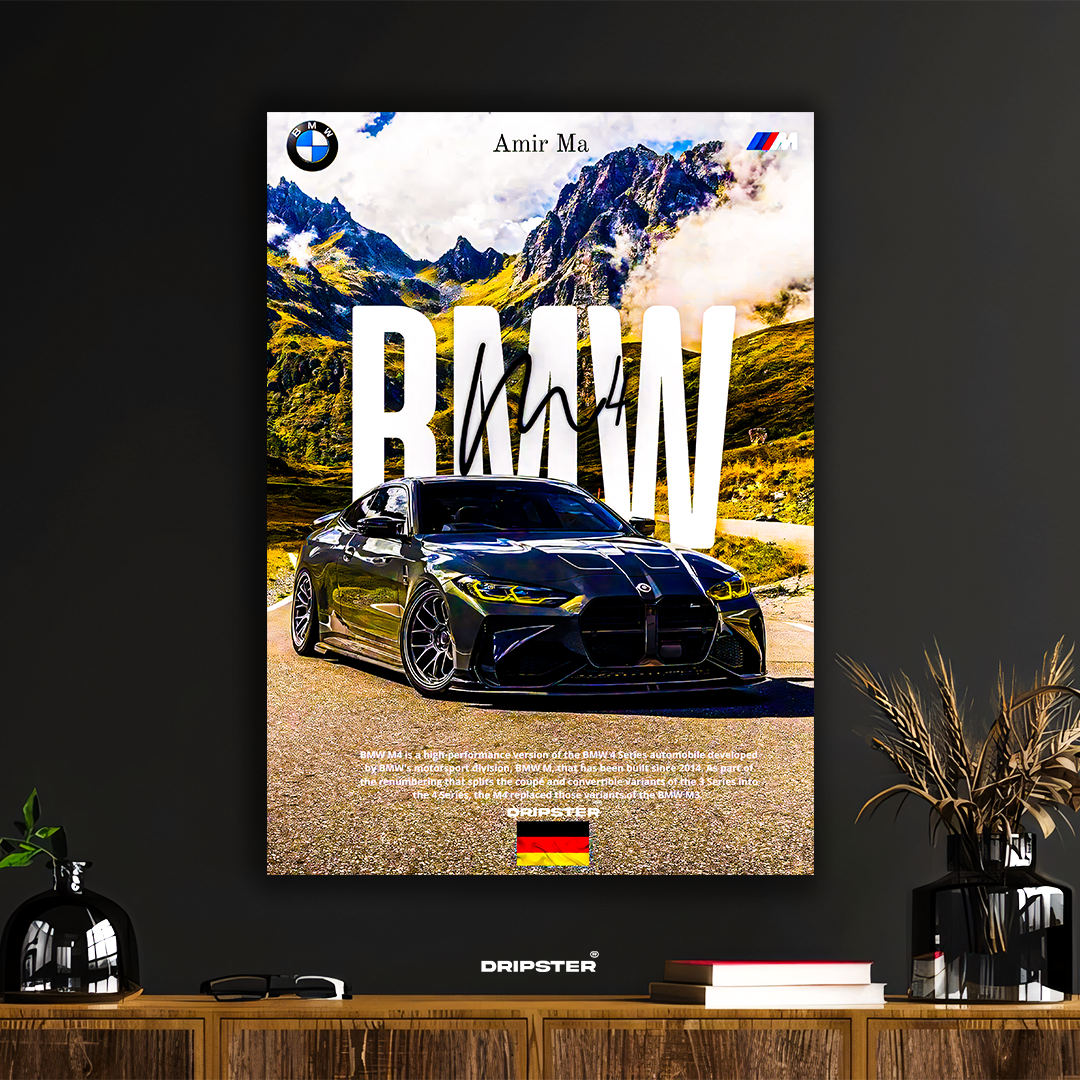 BMW M4 - Alpine Performance Poster