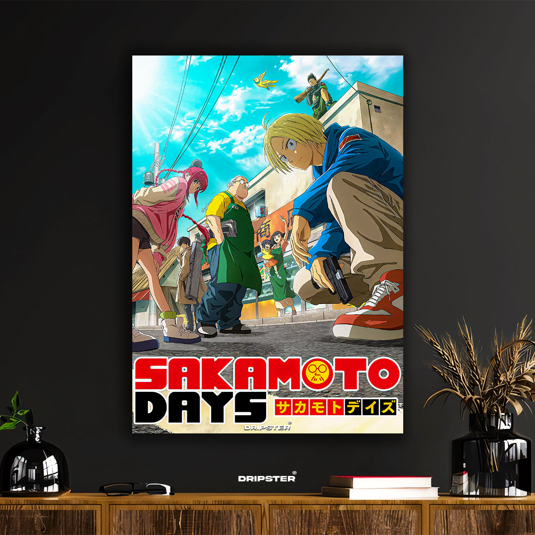 Sakamoto Days Manga Anime Poster - Dynamic Wall Art