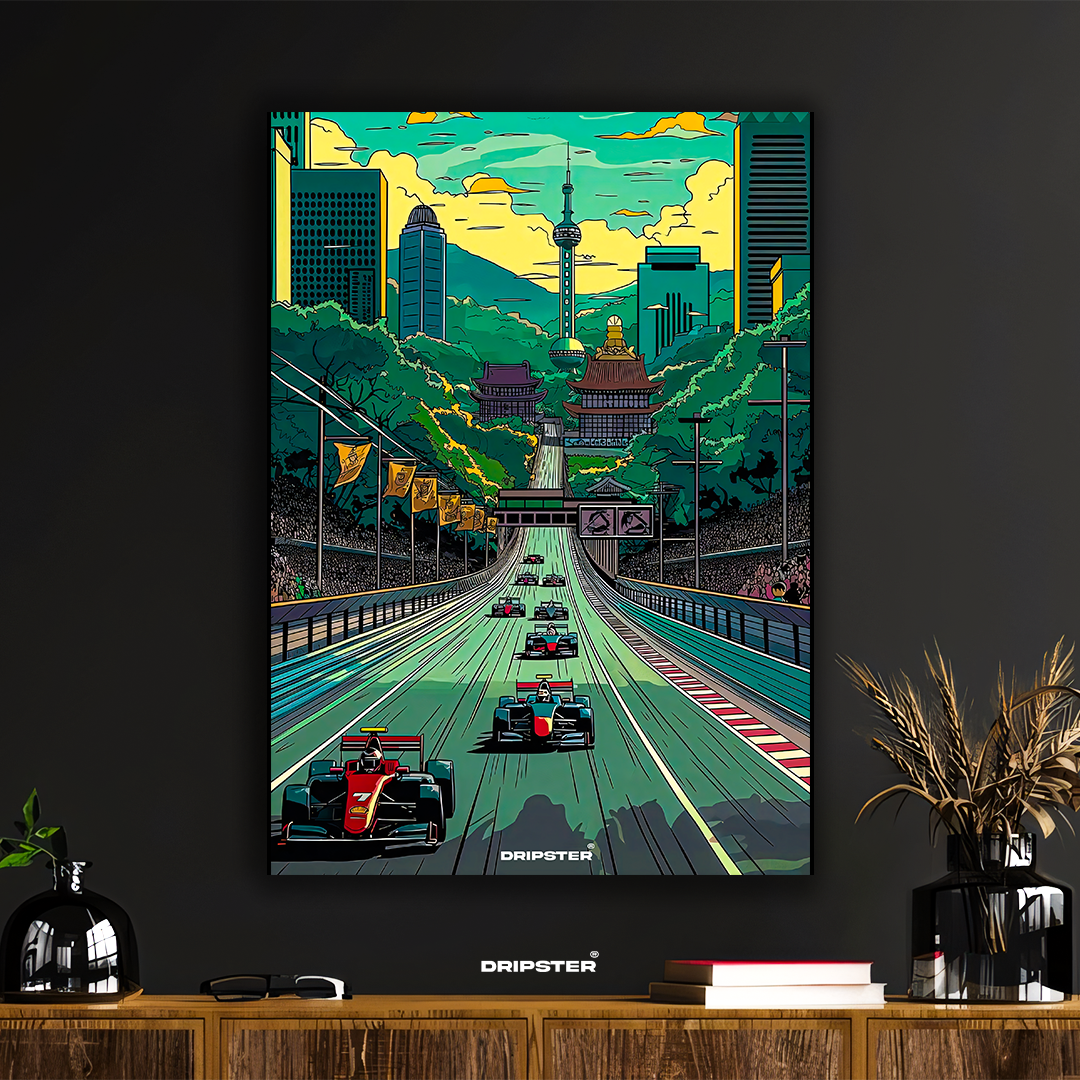Formula Cityscape – Urban Grand Prix Poster