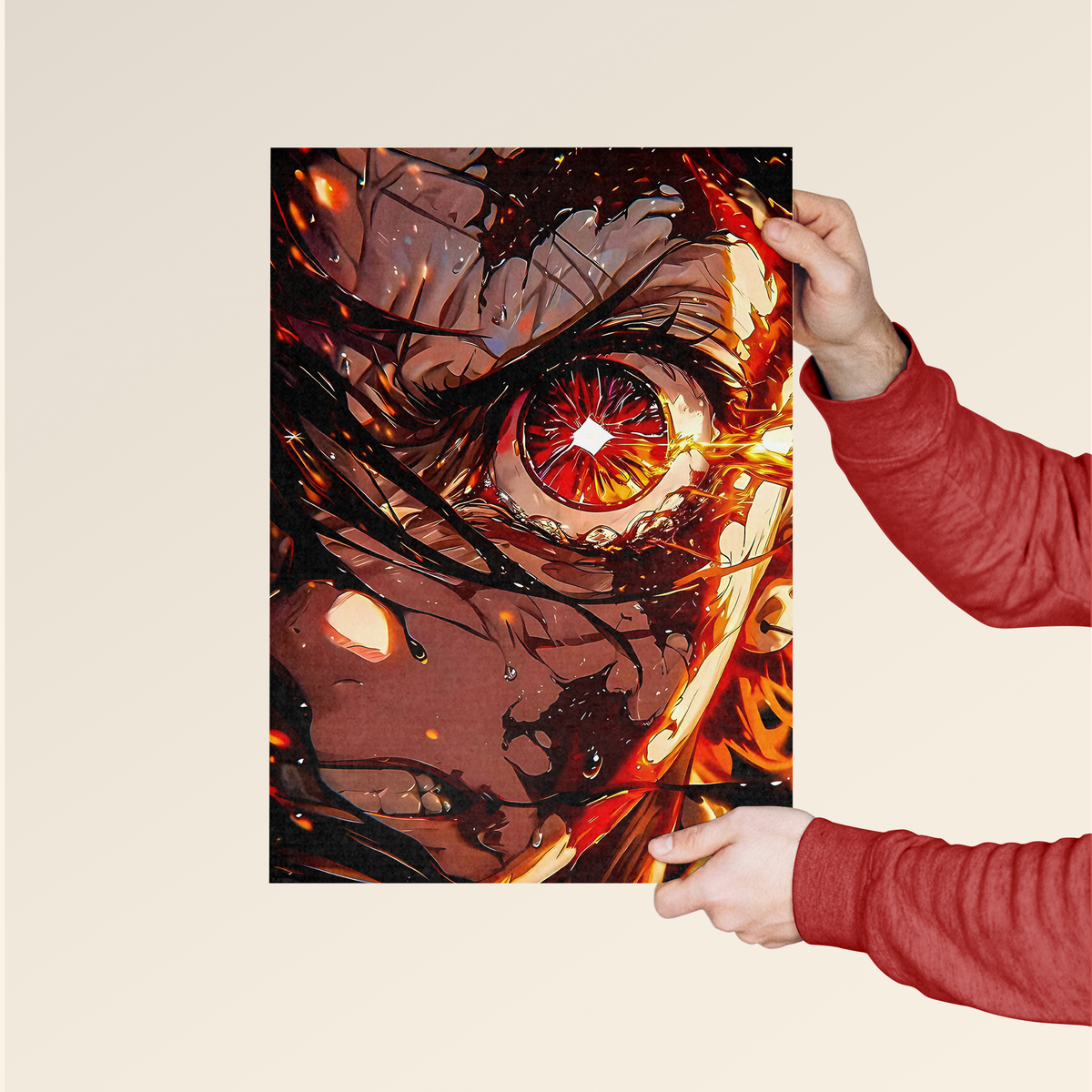 Anime Rulz Halloween Poster featuring art inspired by Stranger Things and Jemimah Rodrigues