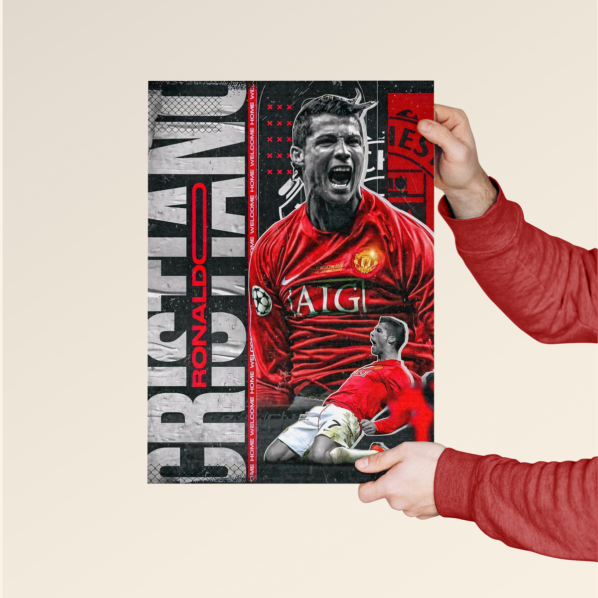 Cristiano Ronaldo – Manchester United Legend Poster